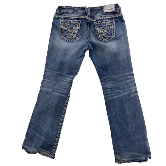 Vigoss Women's Blue Boot Cut Jeans - Picture 1 of 10